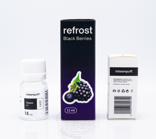 Жидкость Refrost Salt Black Berries 30ml 50mg со вкусом ягод (набор компонентов)