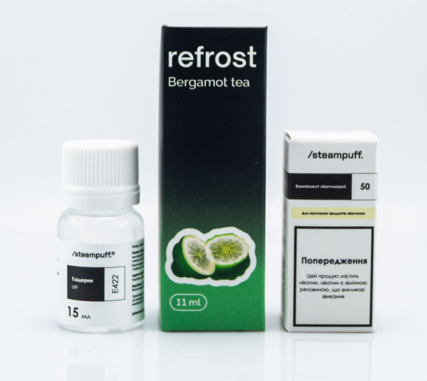 Жидкость Refrost Salt Bergamot Tea 30ml 50mg со вкусом чая с бергамотом (набор компонентов)