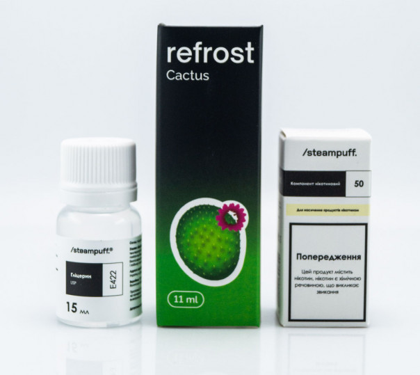 Жидкость Refrost Salt Cactus 30ml 50mg со вкусом кактуса (набор компонентов)