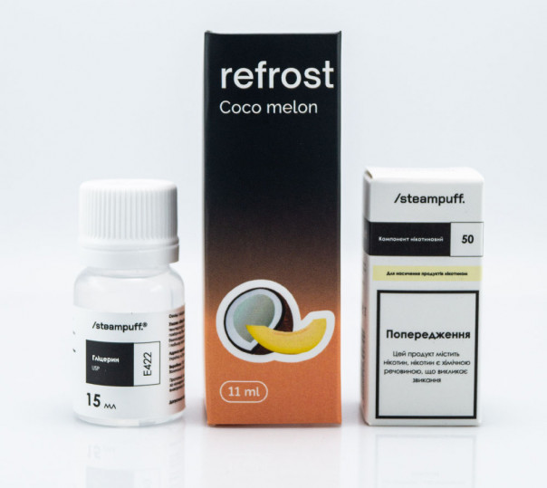 Жидкость Refrost Salt Coco Melon 30ml 50mg со вкусом кокоса и дыни (набор компонентов)