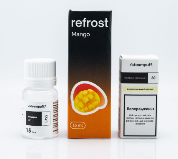 Жидкость Refrost Salt Mango 30ml 50mg со вкусом манго (набор компонентов)