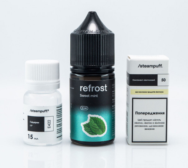 Жидкость Refrost Salt Sweet Mint 30ml 50mg со вкусом мяты (набор компонентов)