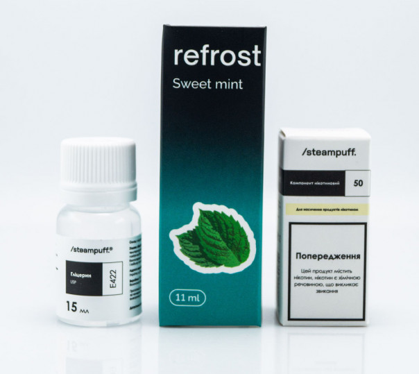 Жидкость Refrost Salt Sweet Mint 30ml 50mg со вкусом мяты (набор компонентов)