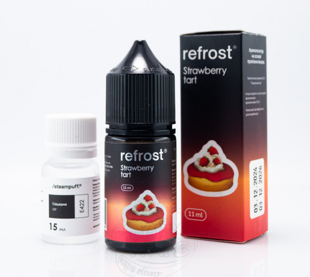 Рідина Refrost Salt Strawberry Tart 30ml 50mg зі смаком полуничного тарта (набір компонентів)