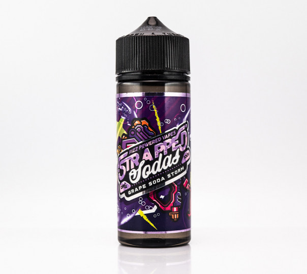 Жидкость Strapped Organic Grape Soda Storm 110ml 1.5mg на органическом никотине со вкусом виноградной содовой