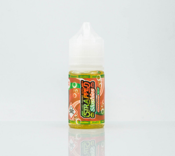 Рідина Strapped Salt Strawberry Kiwi 30ml 35mg на сольовому нікотині зі смаком полуниці та ківі з холодком