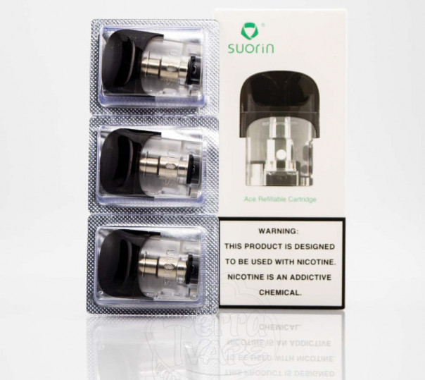 Картридж для багаторазової POD системи Suorin Shine, Ace Pod 1.0ohm 2ml