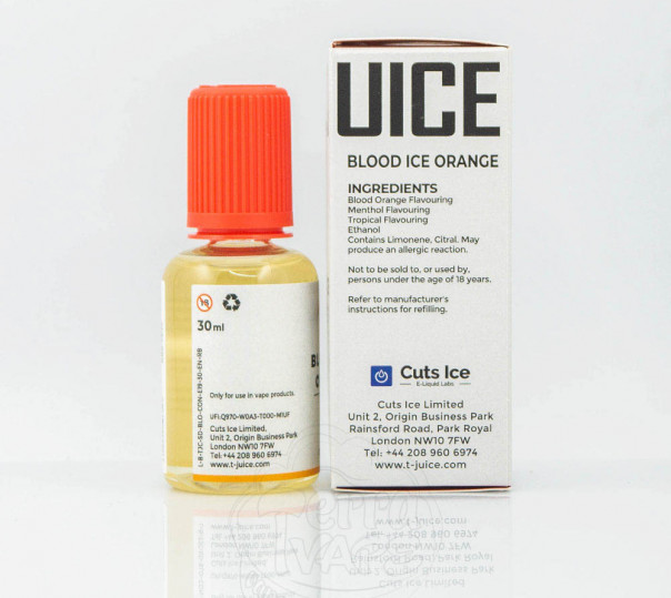 Ароматизатор для вейпа T-Juice Blood Ice Orange 30ml