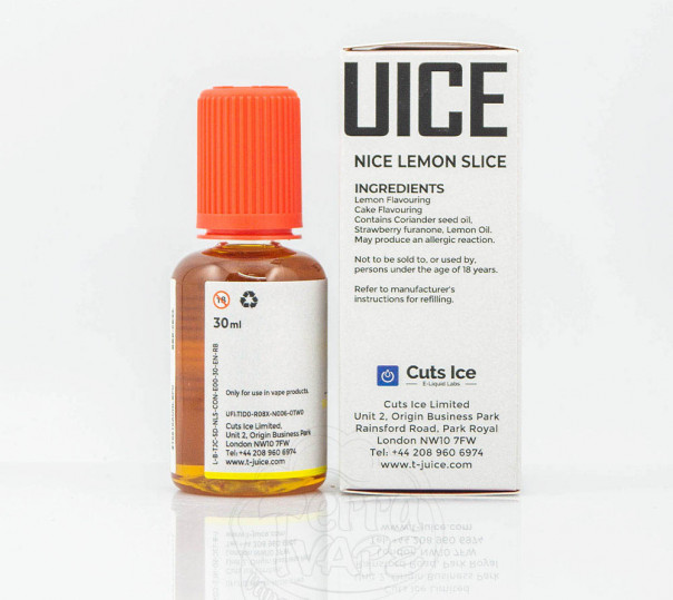 Ароматизатор для вейпа T-Juice Nice Lemon Slice 30ml