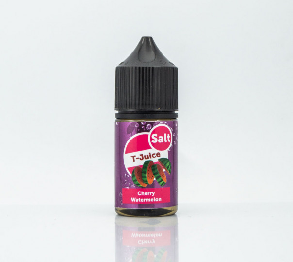 Жидкость T Juice Salt Cherry Watermelon 30ml 50mg на солевом никотине со вкусом вишни и арбуза