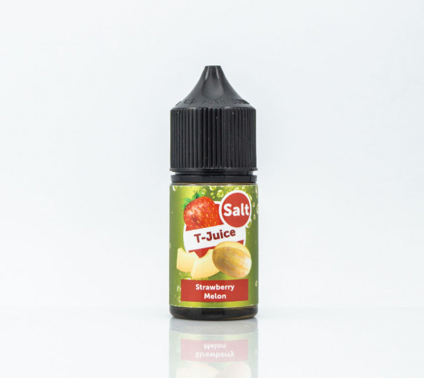 Жидкость T Juice Salt Strawberry Melon 30ml 50mg на солевом никотине со вкусом клубники и дыни