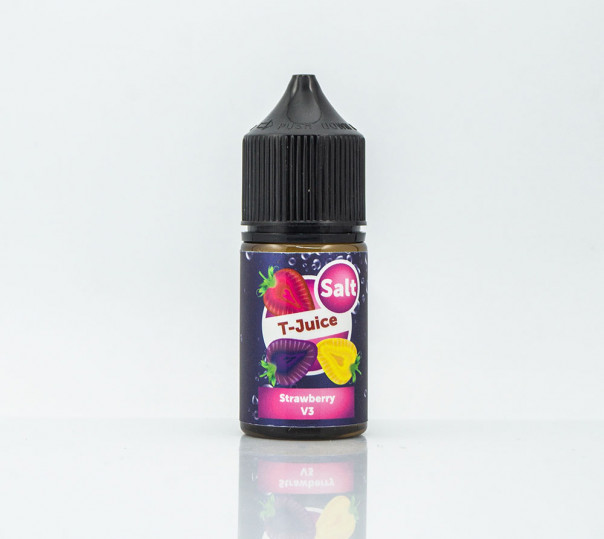 Жидкость T Juice Salt Strawberry V3 30ml 50mg на солевом никотине со вкусом клубники