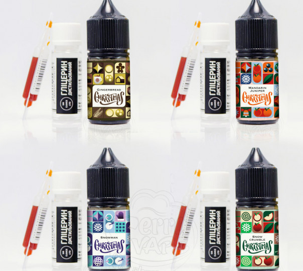 Жидкость UA E-Juice Christmas Limited Salt 30ml (набор компонентов)