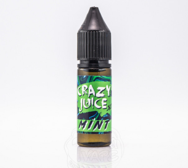 Рідина Crazy Juice Salt Mint 15ml 50mg на сольовому нікотині зі смаком м'яти