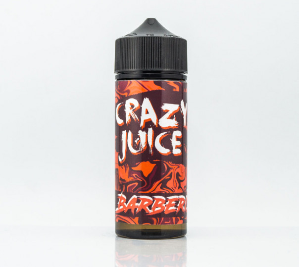 Рідина Crazy Juice Organic Barberis 120ml 0mg без нікотину зі смаком барбарисок