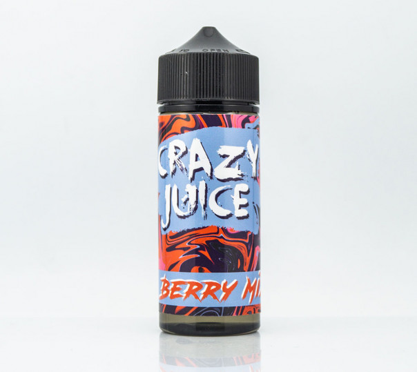 Жидкость Crazy Juice Organic Berry Mix 120ml 0mg без никотина со вкусом ягод