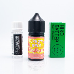 Crazy Juice Salt Banana Strawberry 30ml 50mg Рідина