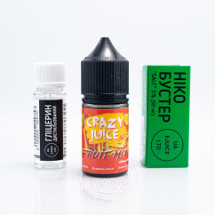 Crazy Juice Salt Fruit Mix 30ml 65mg Жидкость