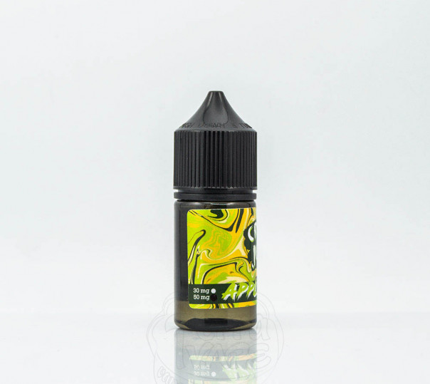 Жидкость Crazy Juice Salt Apple Melon 30ml 30mg на солевом никотине со вкусом яблока с дыней