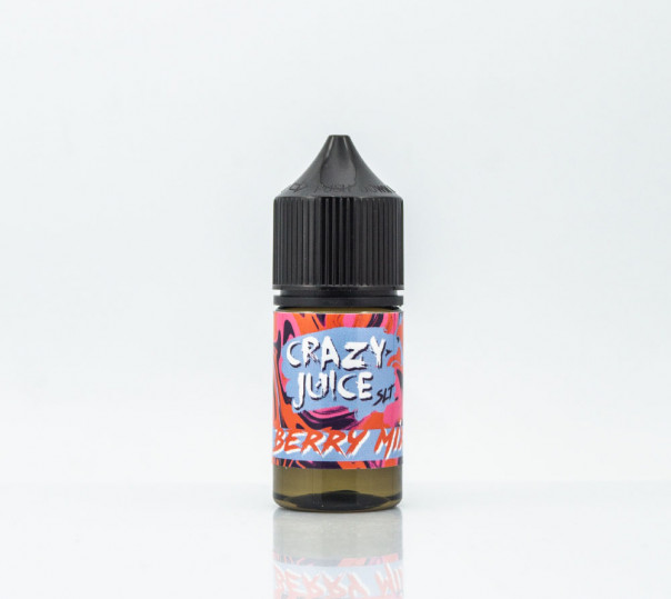 Жидкость Crazy Juice Salt Berry Mix 30ml 30mg на солевом никотине со вкусом ягод