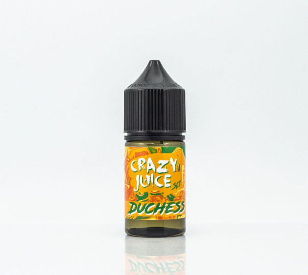 Рідина Crazy Juice Salt Duchess 30ml 30mg на сольовому нікотині зі смаком дюшес