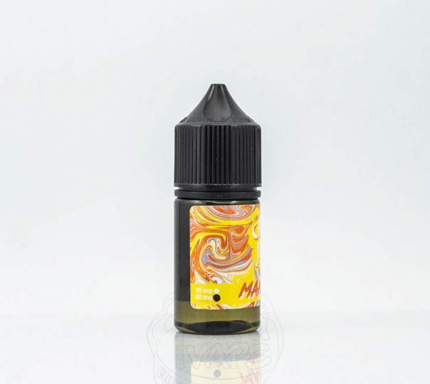 Рідина Crazy Juice Salt Mango Ice 30ml 30mg на сольовому нікотині зі смаком манго з холодком