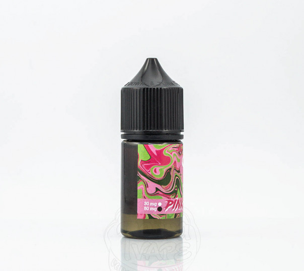 Рідина Crazy Juice Salt Pink Lemonade 30ml 30mg на сольовому нікотині зі смаком рожевого лимонаду