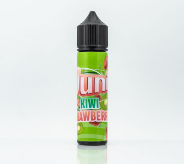 Жидкость Juni Organic Kiwi Strawberry 60ml 0mg без никотина со вкусом киви и клубники