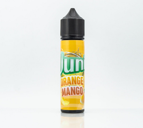 Рідина Juni Organic Orange Mango 60ml 0mg без нікотину зі смаком апельсина і манго