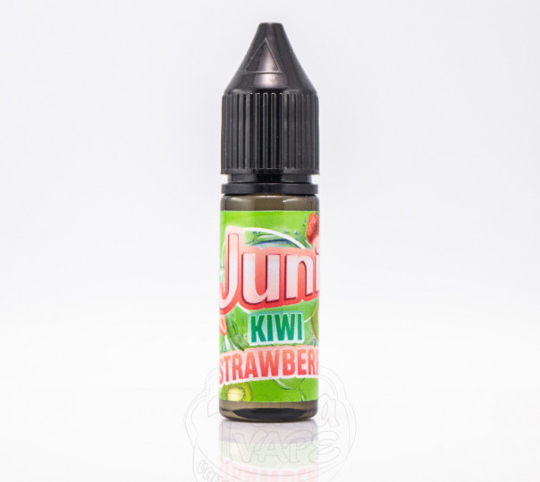 Рідина Juni Salt Kiwi Strawberry 15ml 50mg на сольовому нікотині зі смаком полуниці з ківі