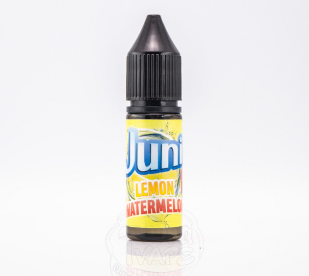 Жидкость Juni Salt Lemon Watermelon 15ml 50mg на солевом никотине со вкусом арбуза и лимона