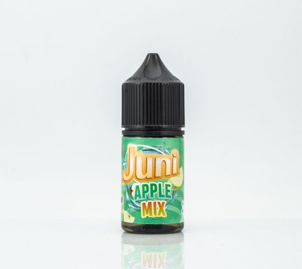 Рідина Juni Salt Apple Mix 30ml 30mg на сольовому нікотині зі смаком яблука