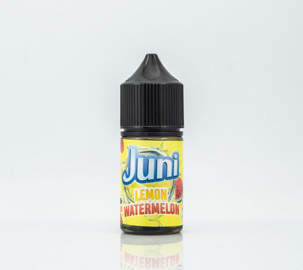 Жидкость Juni Salt Watermelon Lemon 30ml 30mg на солевом никотине со вкусом арбуза и лимона