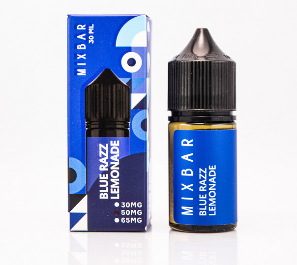 Жидкость Mix Bar Salt Blue Razz Lemonade 30ml 30mg на солевом никотине со вкусом лимонада с синей малиной