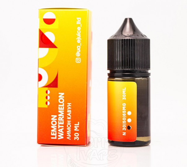 Жидкость Mix Bar Salt Lemon Watermelon 30ml 30mg на солевом никотине со вкусом лимона и арбуза