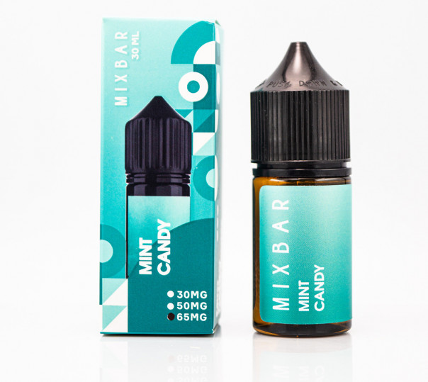 Рідина Mix Bar Salt Mint Candy 30ml 30mg на сольовому нікотині зі смаком м'ятної цукерки