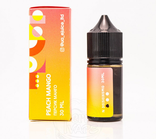 Рідина Mix Bar Salt Peach Mango 30ml 30mg на сольовому нікотині зі смаком персика з манго