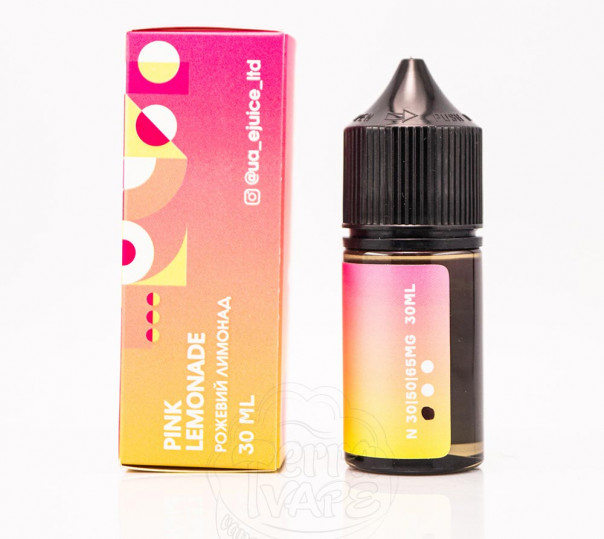 Рідина Mix Bar Salt Pink Lemonade 30ml 30mg на сольовому нікотині зі смаком рожевого лимонаду