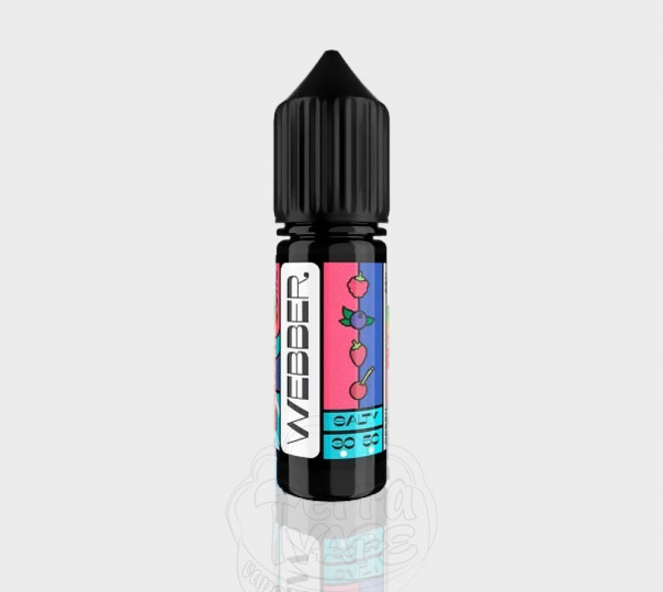 Жидкость Webber Salt Berry Mix Cooler 15ml 30mg на солевом никотине со вкусом ягод с холодком