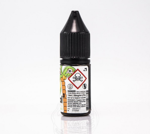 Рідина Unreal Salt Pineapple Lemon Lime 10ml 20mg на сольовому нікотині зі смаком ананасу, лимону та лайму