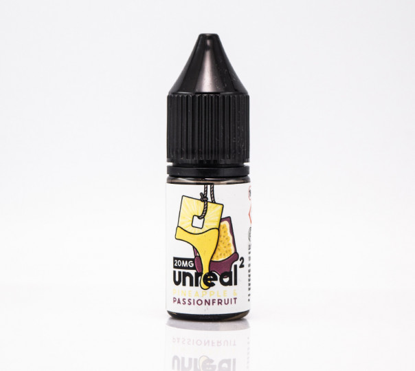 Рідина Unreal Salt Pineapple Passionfruit 10ml 20mg на сольовому нікотині зі смаком маракуйї та ананасу