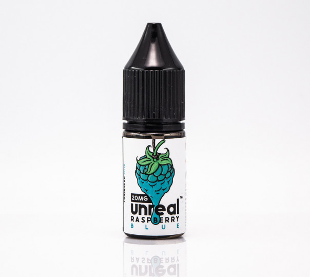 Рідина Unreal Salt Raspberry Blue 10ml 20mg на сольовому нікотині зі смаком малини та чорниці