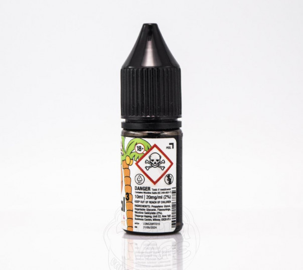 Рідина Unreal Salt Raspberry Tangerine 10ml 20mg на сольовому нікотині зі смаком малини та мандарину