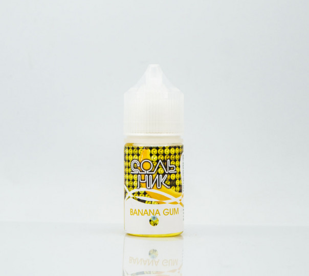 Рідина UVA Сольник Salt Banana Gum 30ml 30mg на сольовому нікотині зі смаком бананової жуйки