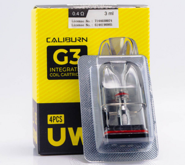 Картридж для багаторазової POD системи Uwell Caliburn G3, GK3, G3 Lite, G3 Pro, GK3 Pro, G4, G4 Mini, G4 Pro Pod Cartridge 2.5ml/3ml