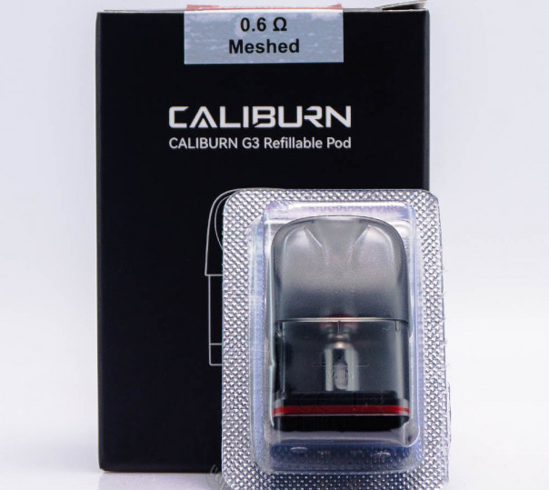 Картридж для багаторазової POD системи Uwell Caliburn G3, GK3, G3 Lite, G3 Pro, GK3 Pro, G4, G4 Mini, G4 Pro Pod Cartridge 2.5ml/3ml