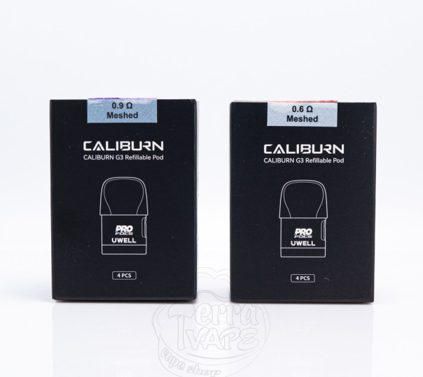 Картридж для багаторазової POD системи Uwell Caliburn G3, GK3, G3 ECO, GK3 TENET, G3 Lite, G3 Pro, GK3 Pro Pod Cartridge 2.5ml/3ml