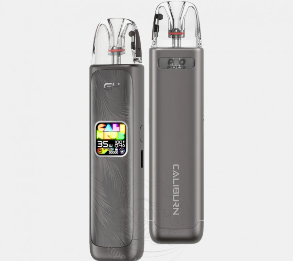 Uwell Caliburn G4 Pod Kit 1300mAh Gunmetal Grey Многоразовая POD система