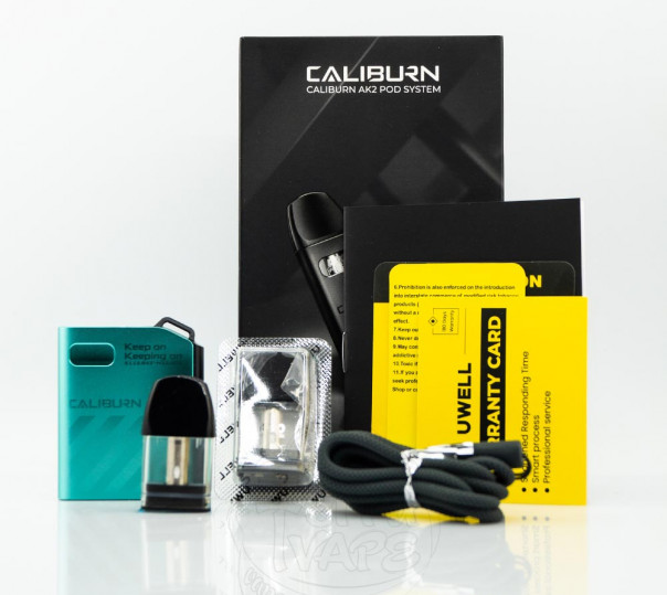 Uwell Caliburn AK2 Pod Kit 520mAh Багаторазова POD система