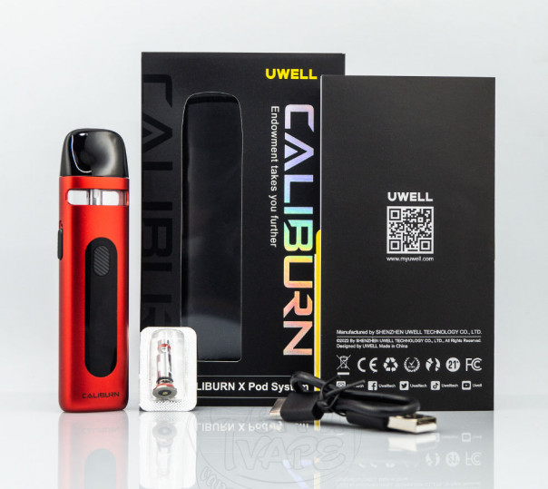 Uwell Caliburn X Pod Kit 850mAh Багаторазова POD система